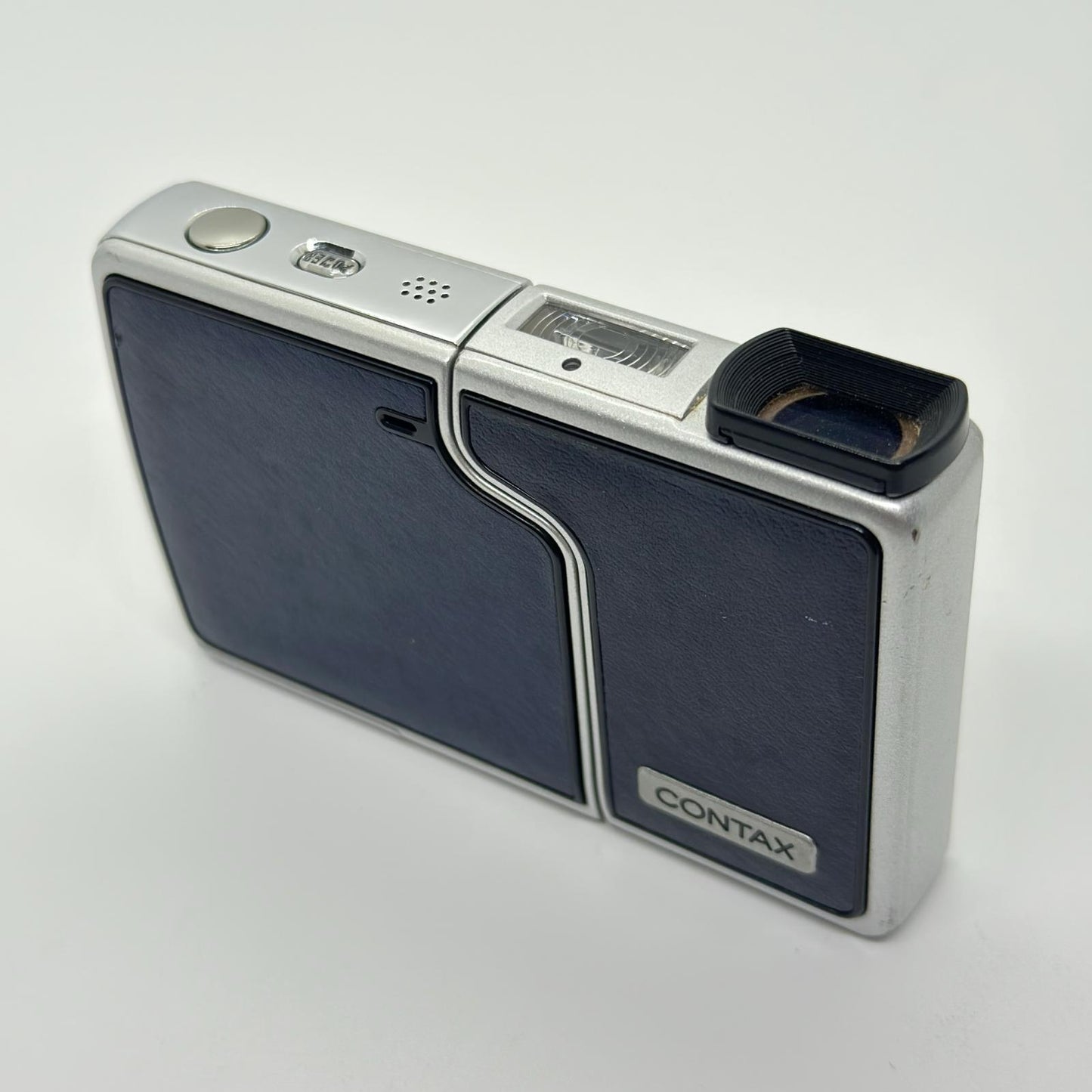 【全額返金保証】【最速発送】CONTAX コンパクトデジタルカメラ U4R ブルー 動作確認済