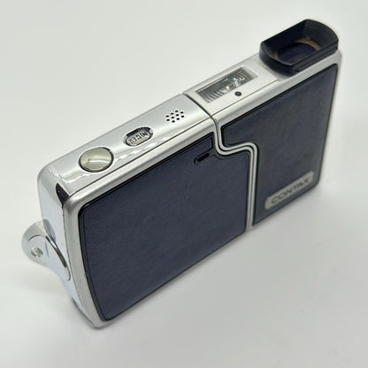 【全額返金保証】【最速発送】CONTAX コンパクトデジタルカメラ U4R ブルー 動作確認済