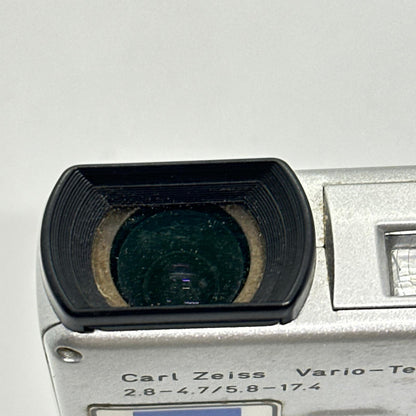 【全額返金保証】【最速発送】CONTAX コンパクトデジタルカメラ U4R ブルー 動作確認済