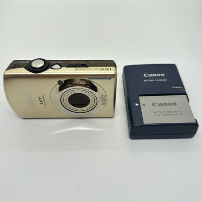 【全額返金保証】【最速発送】Canon コンパクトデジタルカメラ IXY DIGITAL 920 IS ゴールド 美品 動作確認済