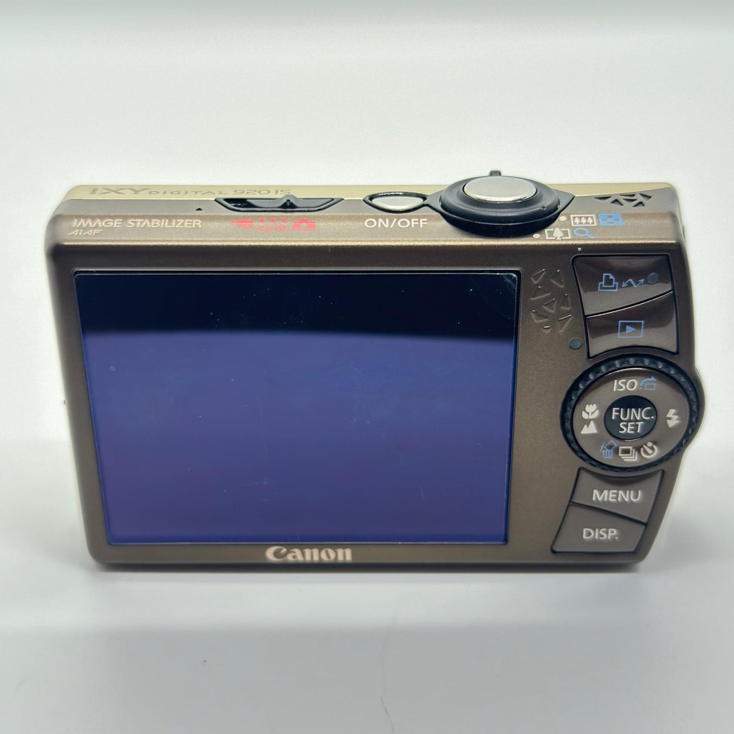 【全額返金保証】【最速発送】Canon コンパクトデジタルカメラ IXY DIGITAL 920 IS ゴールド 美品 動作確認済