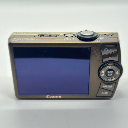 【全額返金保証】【最速発送】Canon コンパクトデジタルカメラ IXY DIGITAL 920 IS ゴールド 美品 動作確認済