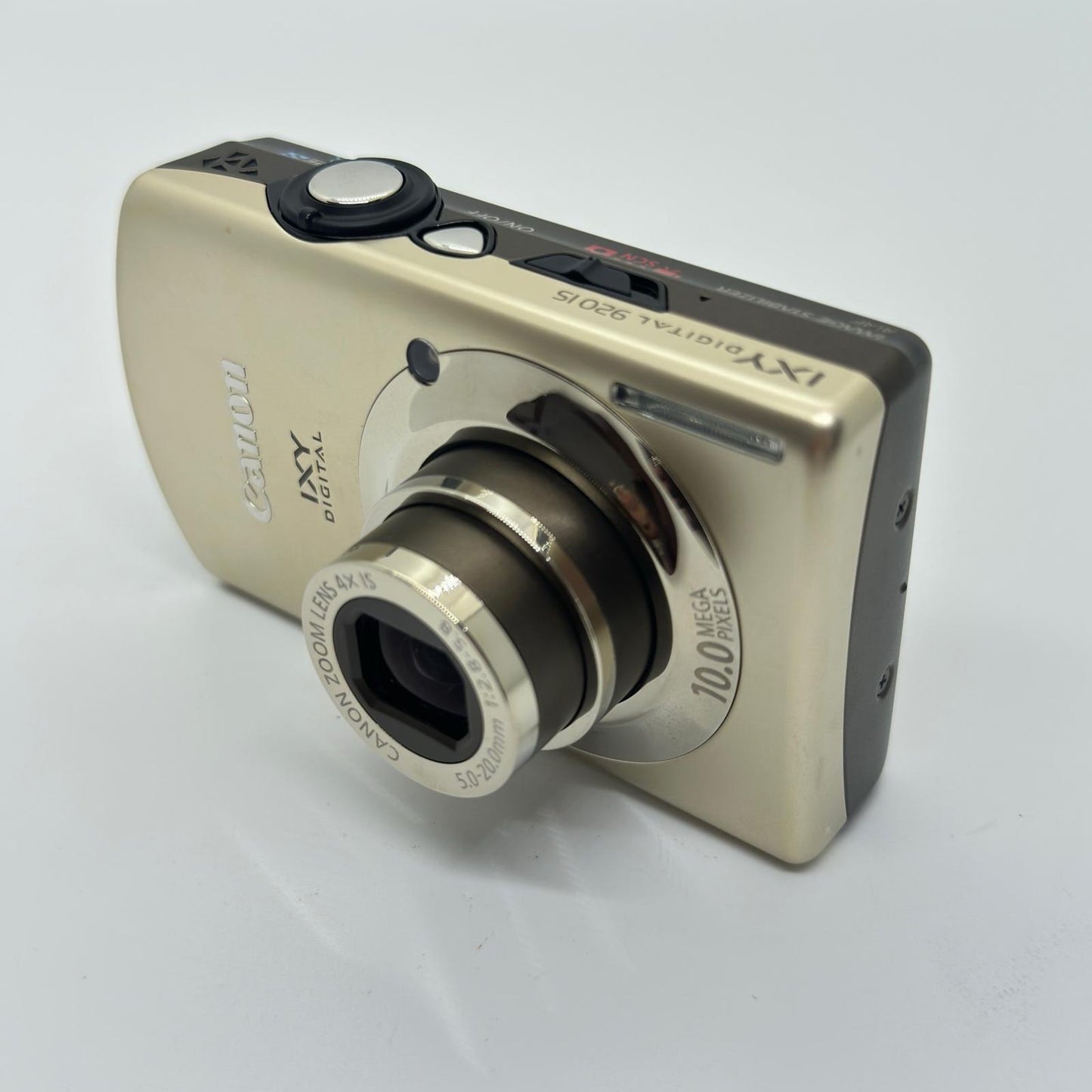 【全額返金保証】【最速発送】Canon コンパクトデジタルカメラ IXY DIGITAL 920 IS ゴールド 美品 動作確認済
