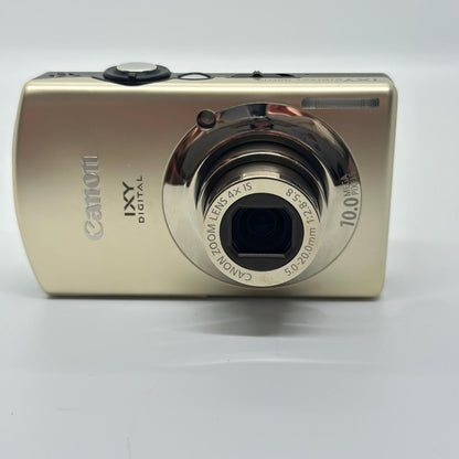 【全額返金保証】【最速発送】Canon コンパクトデジタルカメラ IXY DIGITAL 920 IS ゴールド 美品 動作確認済