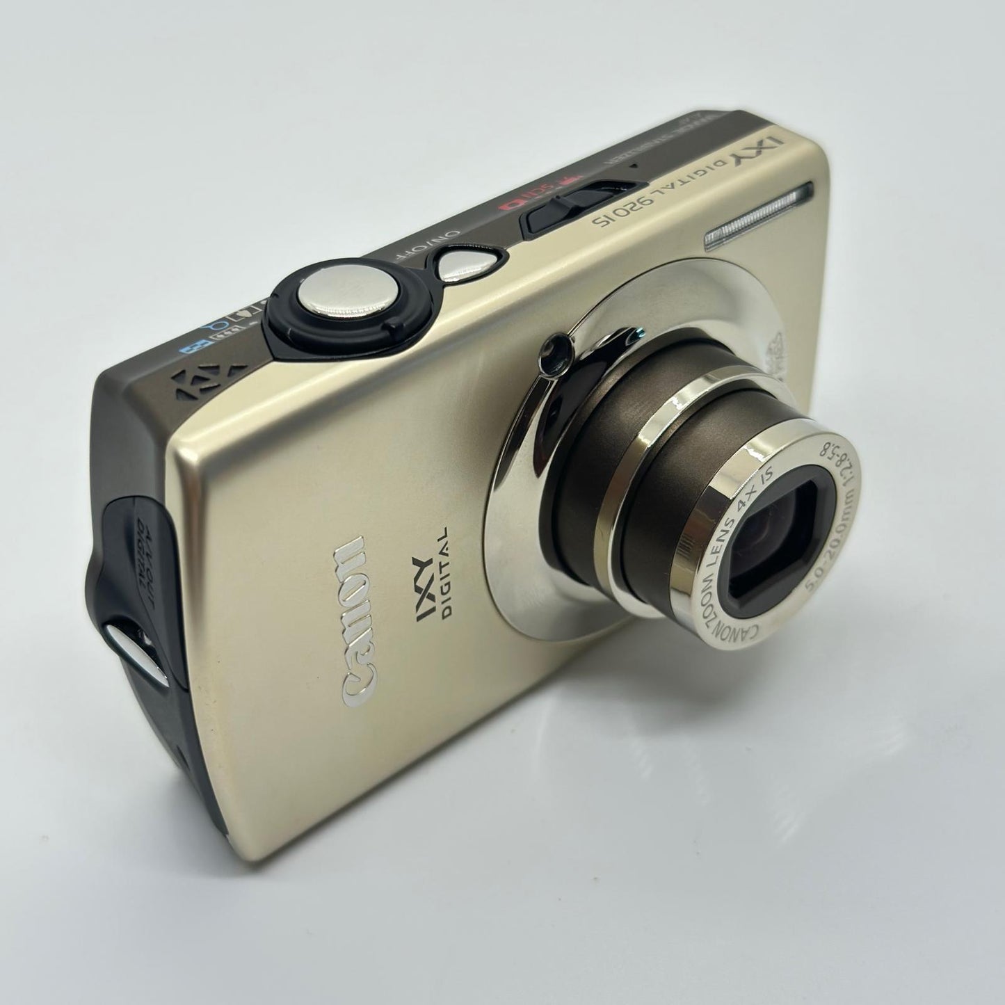 【全額返金保証】【最速発送】Canon コンパクトデジタルカメラ IXY DIGITAL 920 IS ゴールド 美品 動作確認済