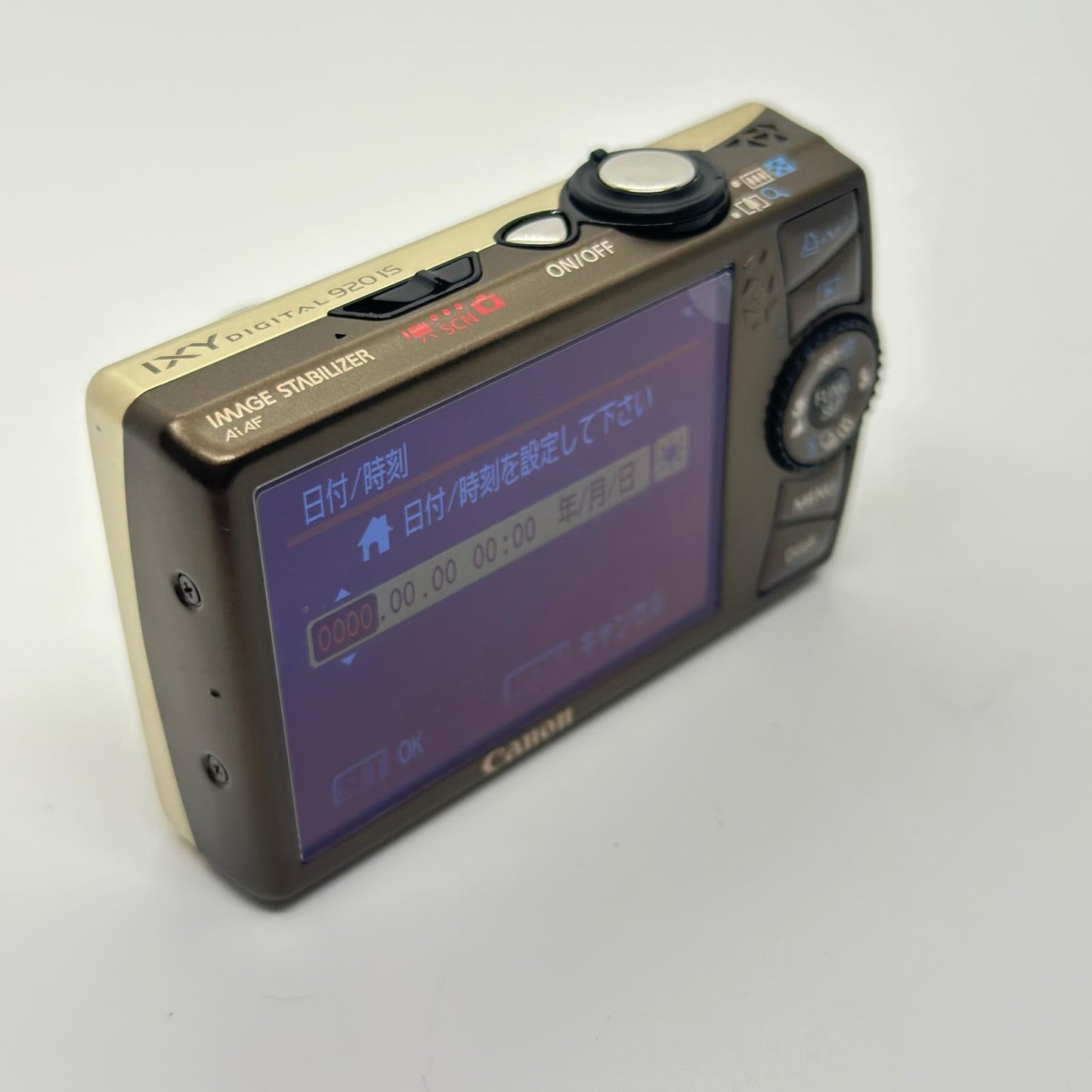 【全額返金保証】【最速発送】Canon コンパクトデジタルカメラ IXY DIGITAL 920 IS ゴールド 美品 動作確認済
