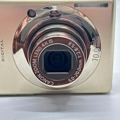 【全額返金保証】【最速発送】Canon コンパクトデジタルカメラ IXY DIGITAL 920 IS ゴールド 美品 動作確認済