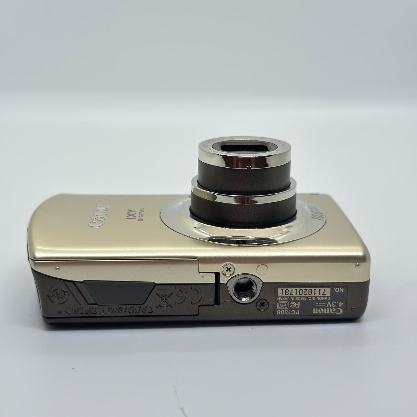 【全額返金保証】【最速発送】Canon コンパクトデジタルカメラ IXY DIGITAL 920 IS ゴールド 美品 動作確認済
