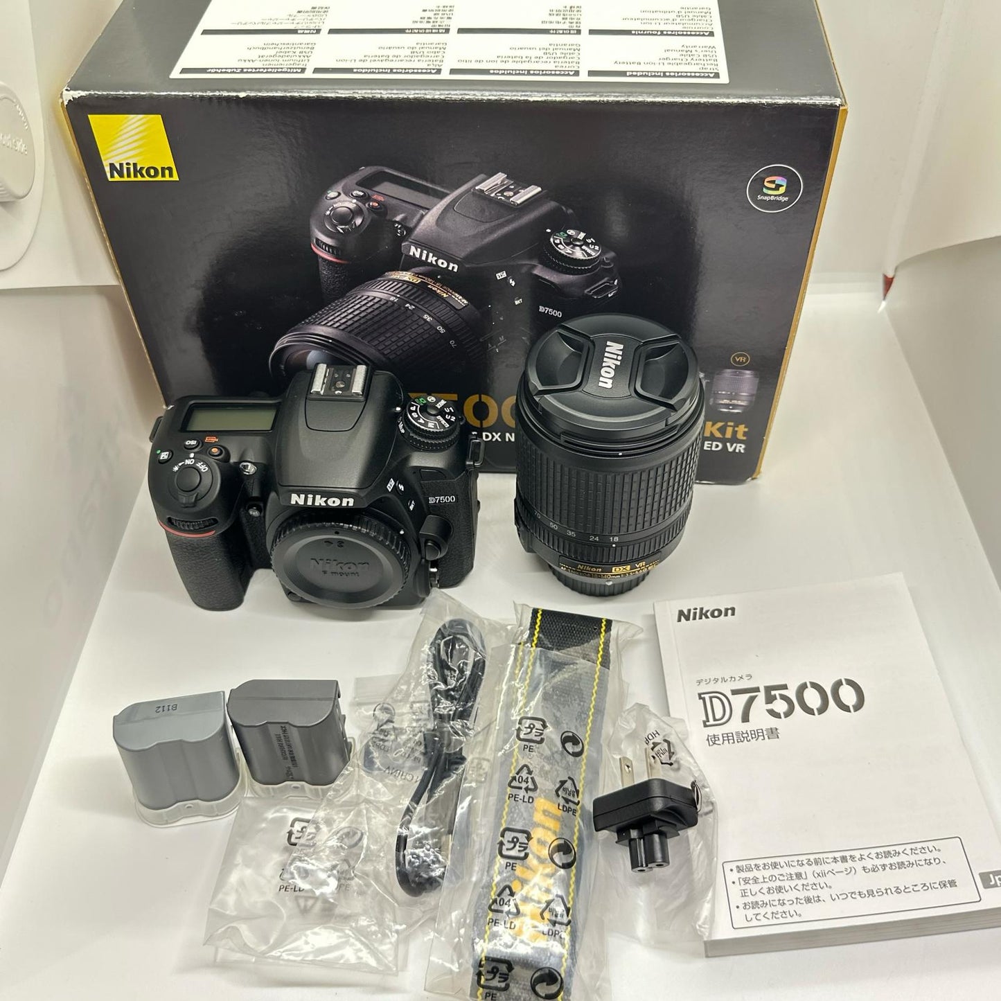 【全額返金保証】【最速発送】Nikon デジタル一眼 D7500 18-140 VR レンズキット 美品 動作確認済