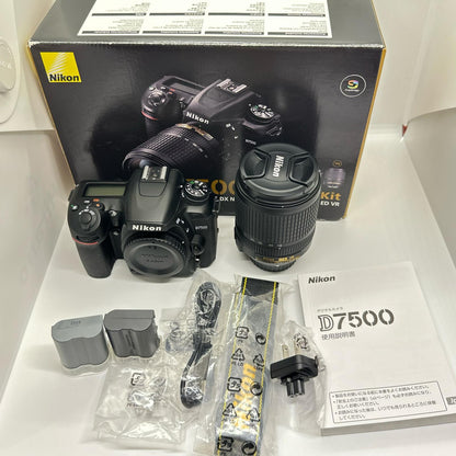 【全額返金保証】【最速発送】Nikon デジタル一眼 D7500 18-140 VR レンズキット 美品 動作確認済