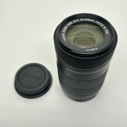 【全額返金保証】【最速発送】Canon EF-S 55-250mm F4-5.6 IS STM 動作確認済