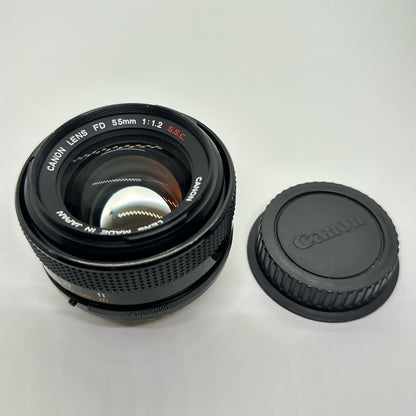 【全額返金保証】【最速発送】Canon FD 55mm F1.2 S.S.C. EFマウント改造 美品 動作確認済