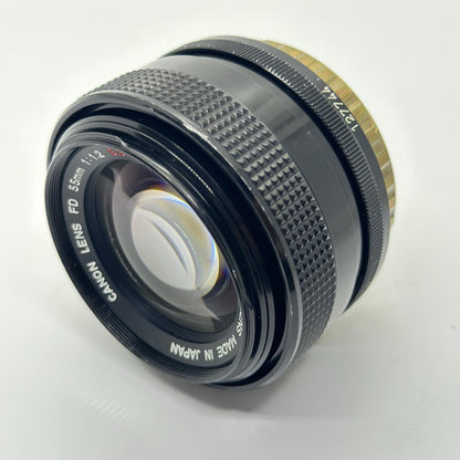 【全額返金保証】【最速発送】Canon FD 55mm F1.2 S.S.C. EFマウント改造 美品 動作確認済