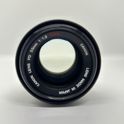 【全額返金保証】【最速発送】Canon FD 55mm F1.2 S.S.C. EFマウント改造 美品 動作確認済
