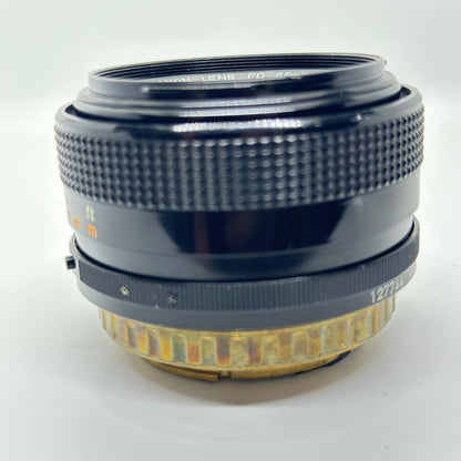 【全額返金保証】【最速発送】Canon FD 55mm F1.2 S.S.C. EFマウント改造 美品 動作確認済