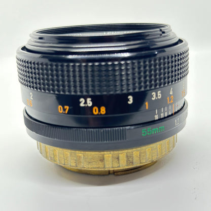 【全額返金保証】【最速発送】Canon FD 55mm F1.2 S.S.C. EFマウント改造 美品 動作確認済