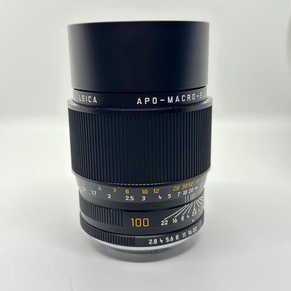 【全額返金保証】【最速発送】Leica APO-MACRO-ELMARIT-R 100mm F2.8 3カム 美品 動作確認済