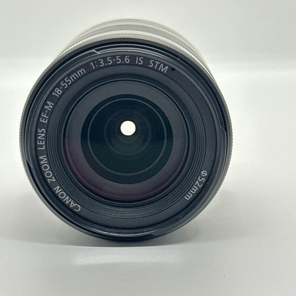 【全額返金保証】【最速発送】Canon EF-M 18-55mm F3.5-5.6 IS 美品 動作確認済