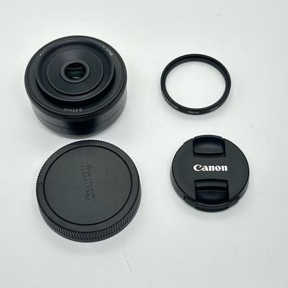 【全額返金保証】【最速発送】Canon EF-M 22mm F2 STM 美品 動作確認済