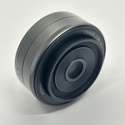 【全額返金保証】【最速発送】Canon EF-M 22mm F2 STM 美品 動作確認済