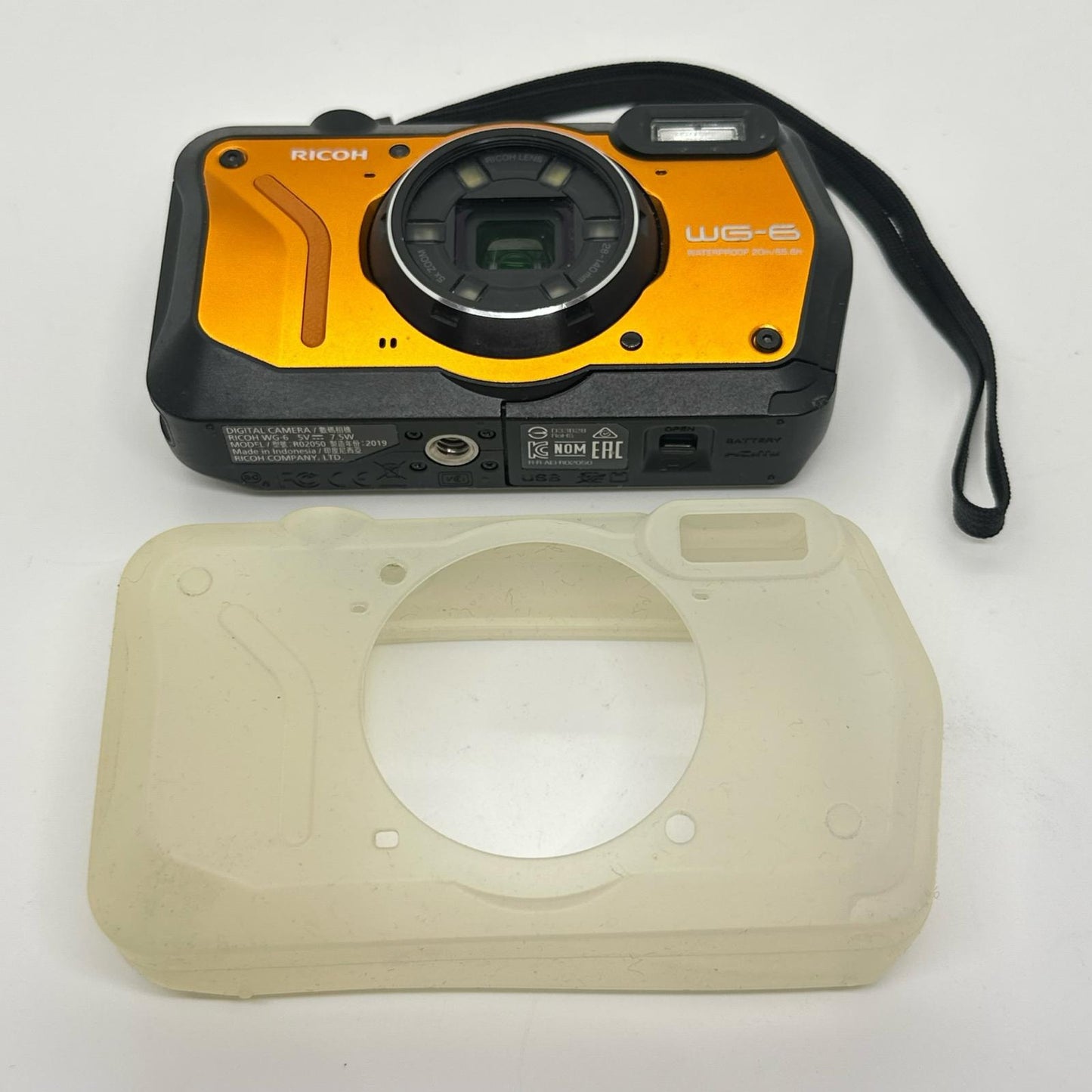 【全額返金保証】【最速発送】RICOH コンパクトデジタルカメラ WG-6 美品 動作確認済