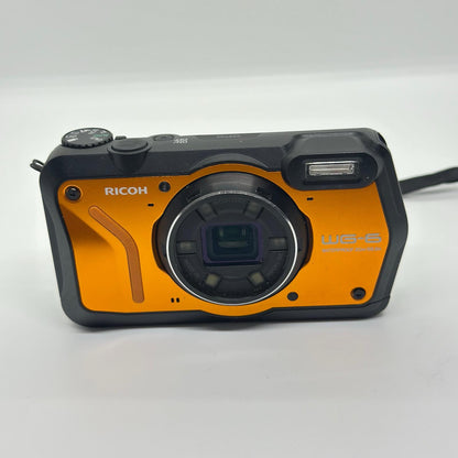 【全額返金保証】【最速発送】RICOH コンパクトデジタルカメラ WG-6 美品 動作確認済