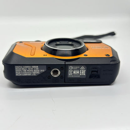 【全額返金保証】【最速発送】RICOH コンパクトデジタルカメラ WG-6 美品 動作確認済