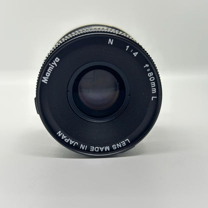 【全額返金保証】【最速発送】Mamiya N 80mm f4L 動作確認済