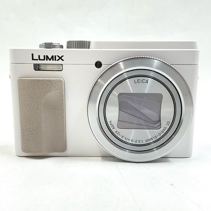 【全額返金保証】【最速発送】Panasonic コンパクトデジタルカメラ LUMIX DC-TZ95 ホワイト 美品 動作確認済