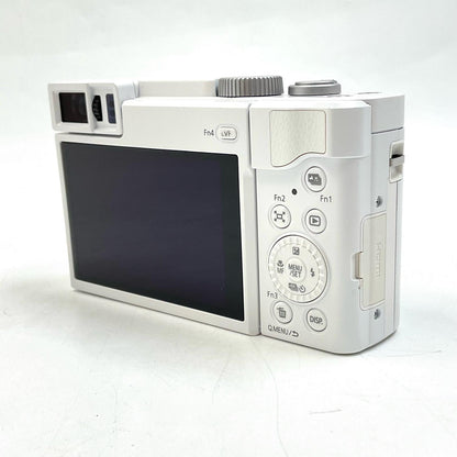 【全額返金保証】【最速発送】Panasonic コンパクトデジタルカメラ LUMIX DC-TZ95 ホワイト 美品 動作確認済