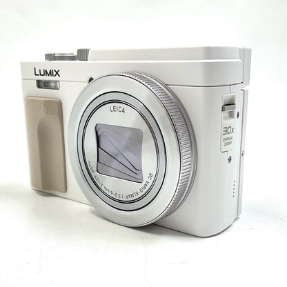 【全額返金保証】【最速発送】Panasonic コンパクトデジタルカメラ LUMIX DC-TZ95 ホワイト 美品 動作確認済