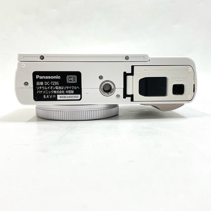 【全額返金保証】【最速発送】Panasonic コンパクトデジタルカメラ LUMIX DC-TZ95 ホワイト 美品 動作確認済