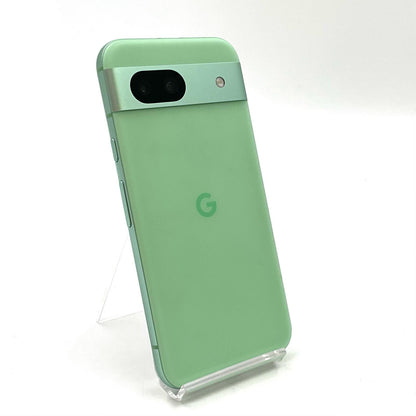 【全額返金保証】【最速発送】Google Pixel 8A 128GB Aloe（アロエ） au SIMフリー 白ロム 美品 動作確認済
