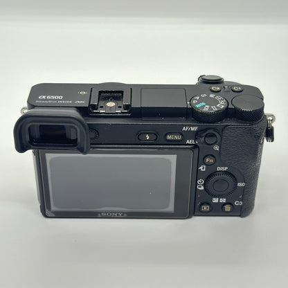 【全額返金保証】【最速発送】Sony デジタル一眼 α6500 ILCE-6500 ボディ ブラック 美品 動作確認済