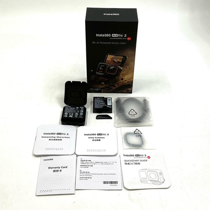 【全額返金保証】【最速発送】Insta360 Ace Pro 2 [ブラック] 美品 動作確認済