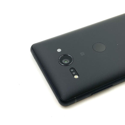 【全額返金保証】【最速発送】Sony Xperia XZ2 Compact 64GB ブラック SIMフリー H8324 白ロム 美品 動作確認済