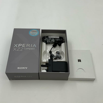 【全額返金保証】【最速発送】Sony Xperia XZ2 Compact 64GB ブラック SIMフリー H8324 白ロム 美品 動作確認済