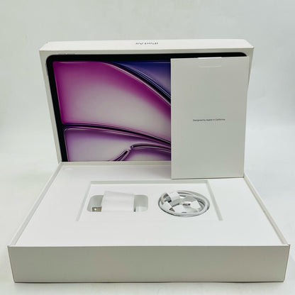 【全額返金保証】【最速発送】Apple iPad Air （M4） 13インチ 128GB パープル WiFi+Cellular au SIMフリー 美品 動作確認済