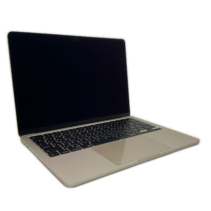【全額返金保証】【最速発送】Apple MacBook Air 13.6インチ 2022 Apple M2 16GB 512GB スターライト 100% 美品 動作確認済