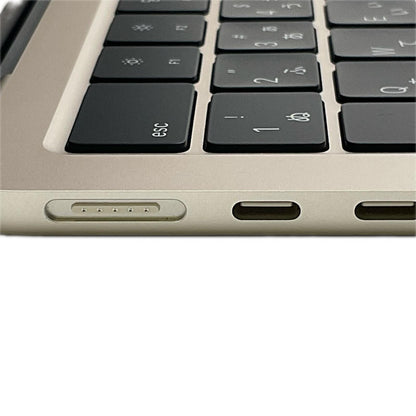 【全額返金保証】【最速発送】Apple MacBook Air 13.6インチ 2022 Apple M2 16GB 512GB スターライト 100% 美品 動作確認済
