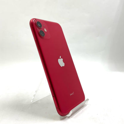 【最速発送】Apple iPhone iPhone 11 64GB (PRODUCT)RED docomo 白ロム【難有】 79%