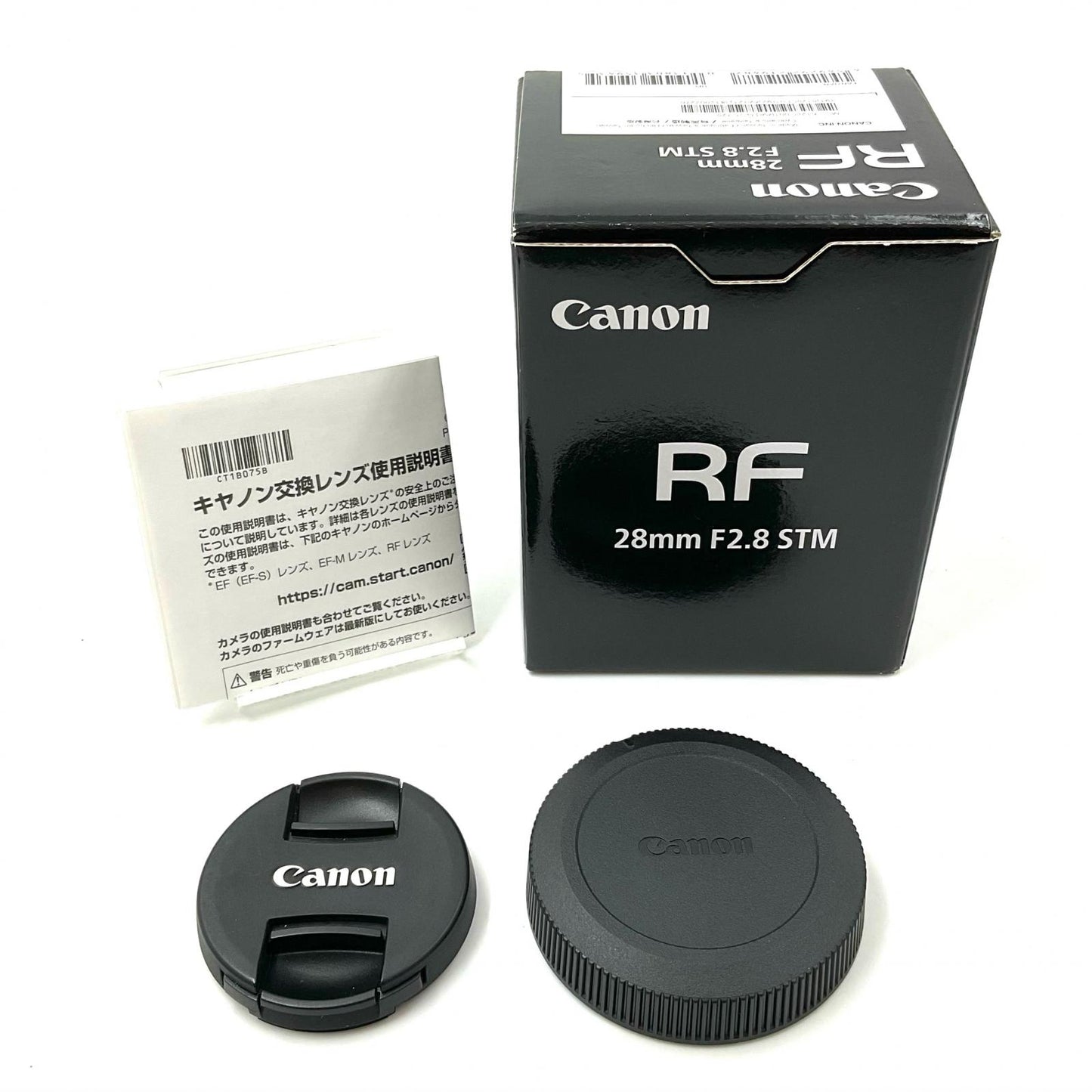 【全額返金保証】【最速発送】Canon RF28mm F2.8 STM 美品 動作確認済