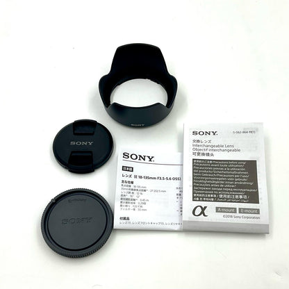 【全額返金保証】【最速発送】Sony E 18-135mm F3.5-5.6 OSS SEL18135 超美品 動作確認済