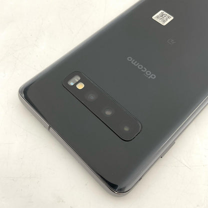 【最速発送】SAMSUNG Galaxy S10 128GB プリズムブラック docomo SC-03L 白ロム【難有】