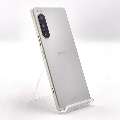 【最速発送】 Xperia 5 IV 128GB ホワイト系 softbank SIMフリー A204SO 白ロム【難有】