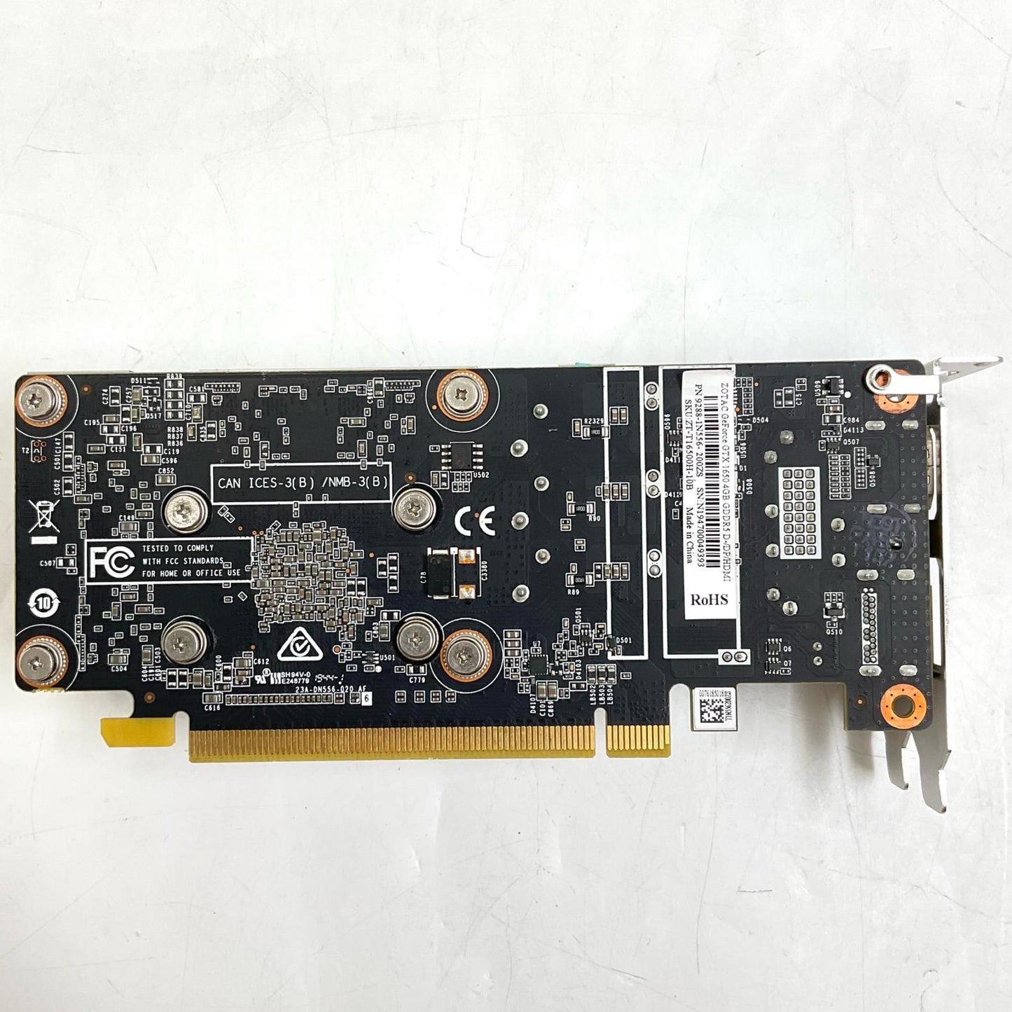 【最速発送】ZOTAC グラフィックボード GTX1650 4GB GDDR5【難有】