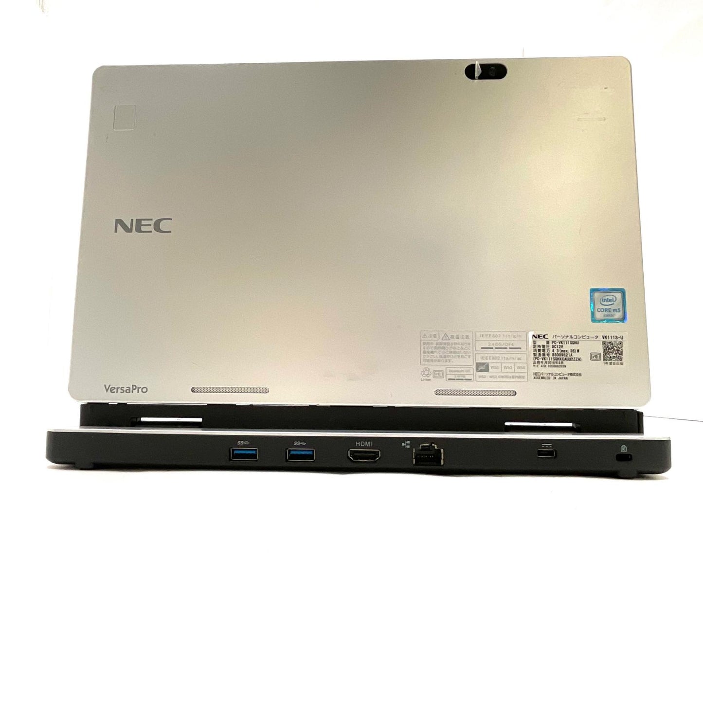 【全額返金保証】【最速発送】NEC VersaPro VK111S-U  Core m5-6Y54 1.1GHz 4GB SSD 64GB 78.7% 動作確認済