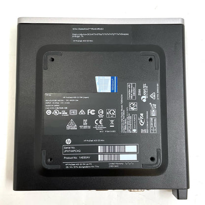 【最速発送】HP ProDesk 400 G3 DM i3-6100T 3.2GHz 8GB SSD 128GB【難有】