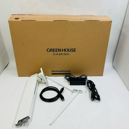 【全額返金保証】【最速発送】GREEN HOUSE GAMING GH-ELCG238A-WH 23.8インチ 美品 動作確認済