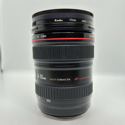 【全額返金保証】【最速発送】 EF 24-105mm F4 L IS USM 動作確認済